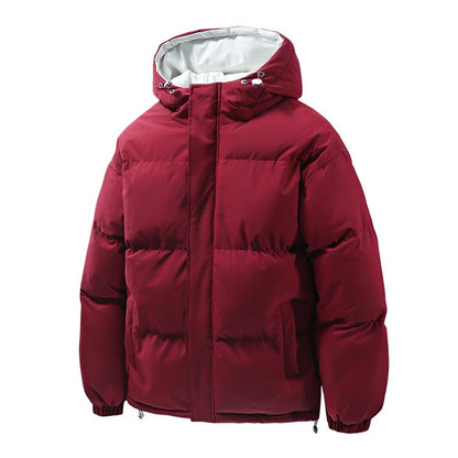 Pontremoli Hooded Puffer Jacket - Red