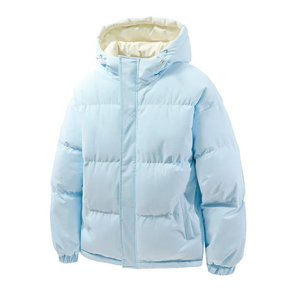 Pontremoli Hooded Puffer Jacket - Light Blue