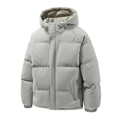 Pontremoli Hooded Puffer Jacket - Grey
