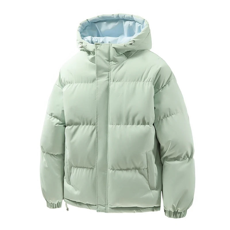 Pontremoli Hooded Puffer Jacket - Light Green