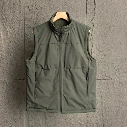 Portici Fleece-Lined Zip Gilet - Green