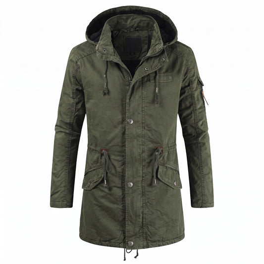 Priverno Hooded Fishtail Parka - cover