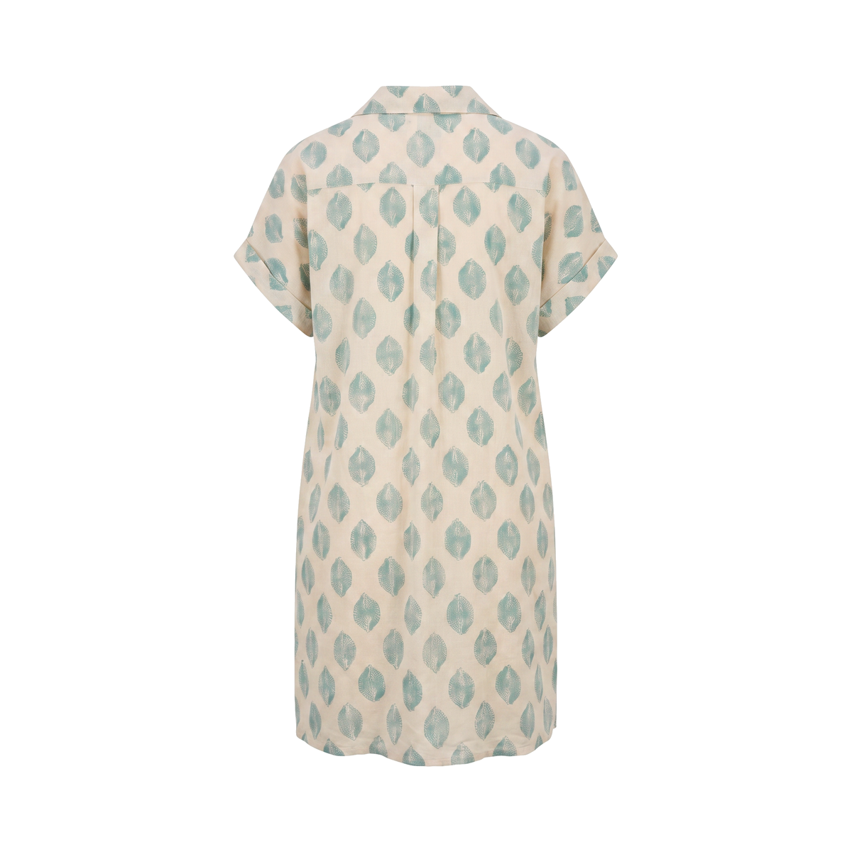 Printed Shirt Dress - back