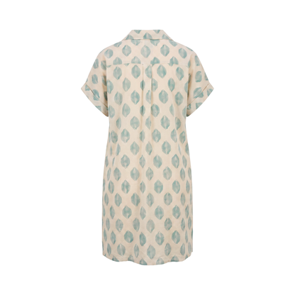 Printed Shirt Dress - back