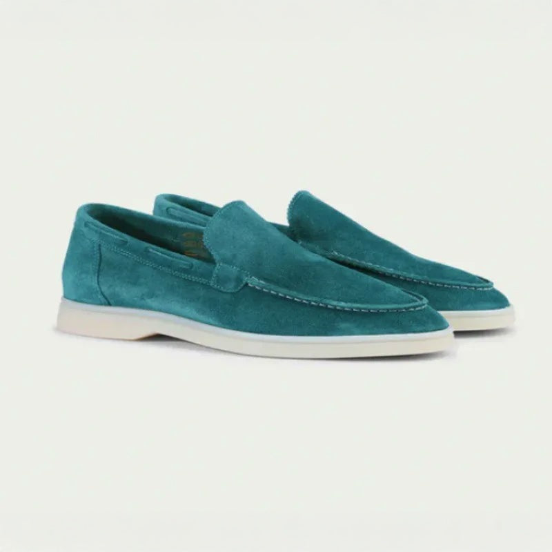Ragusa Suede Loafers - Green