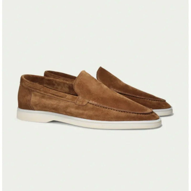 Ragusa Suede Loafers - Khaki