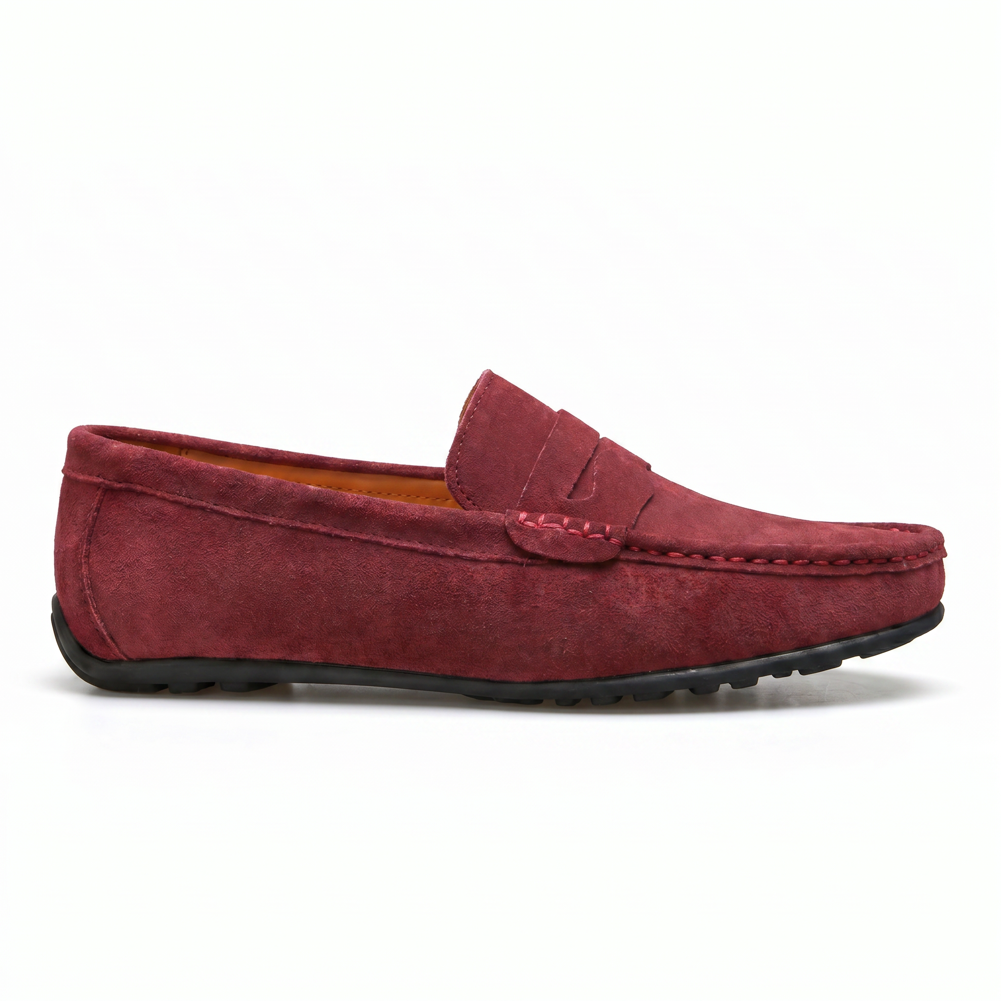 Taormina Suede Loafers - side profile