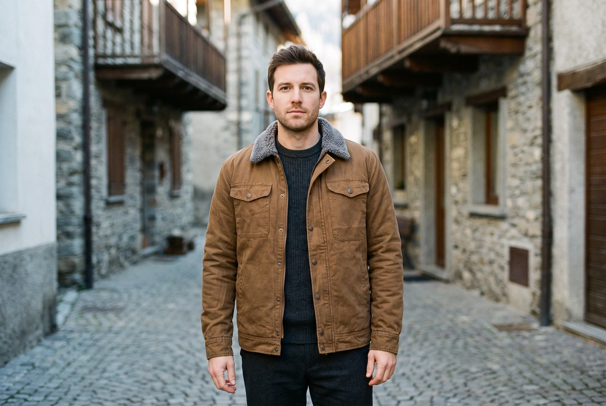 Rovato Fleece-Lined Western Jacket