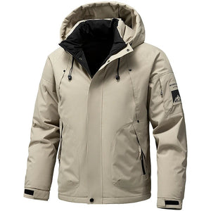 Rovereto Fleece-Lined Hooded Jacket - Khaki