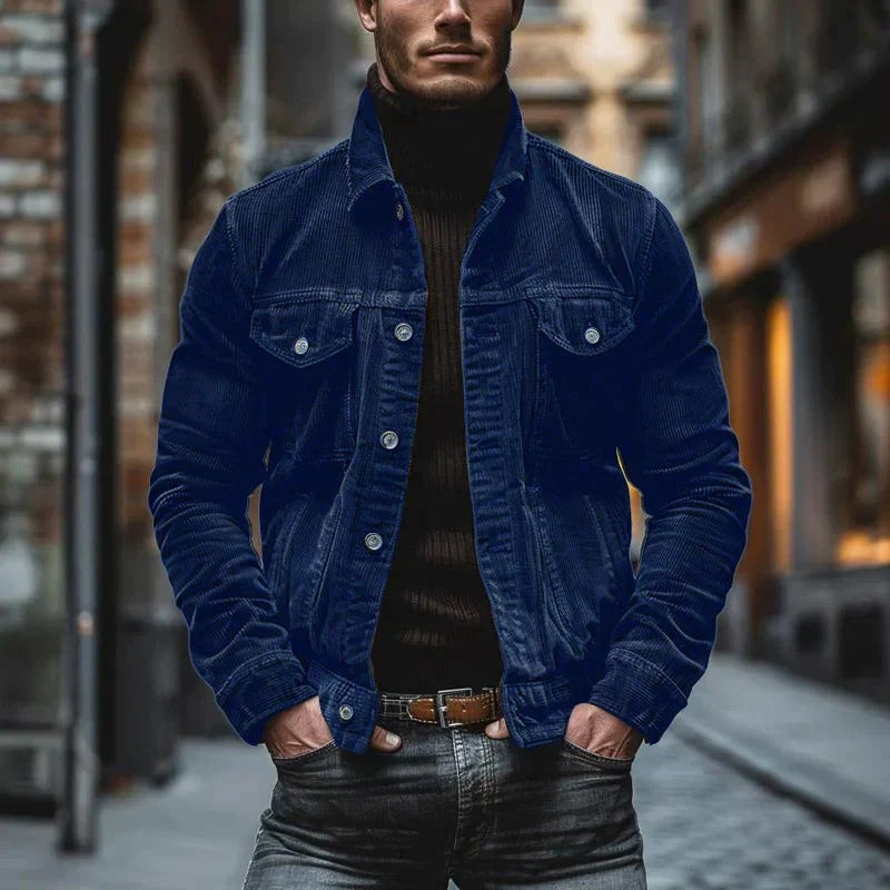Rovigo Denim Trucker Jacket - Blue