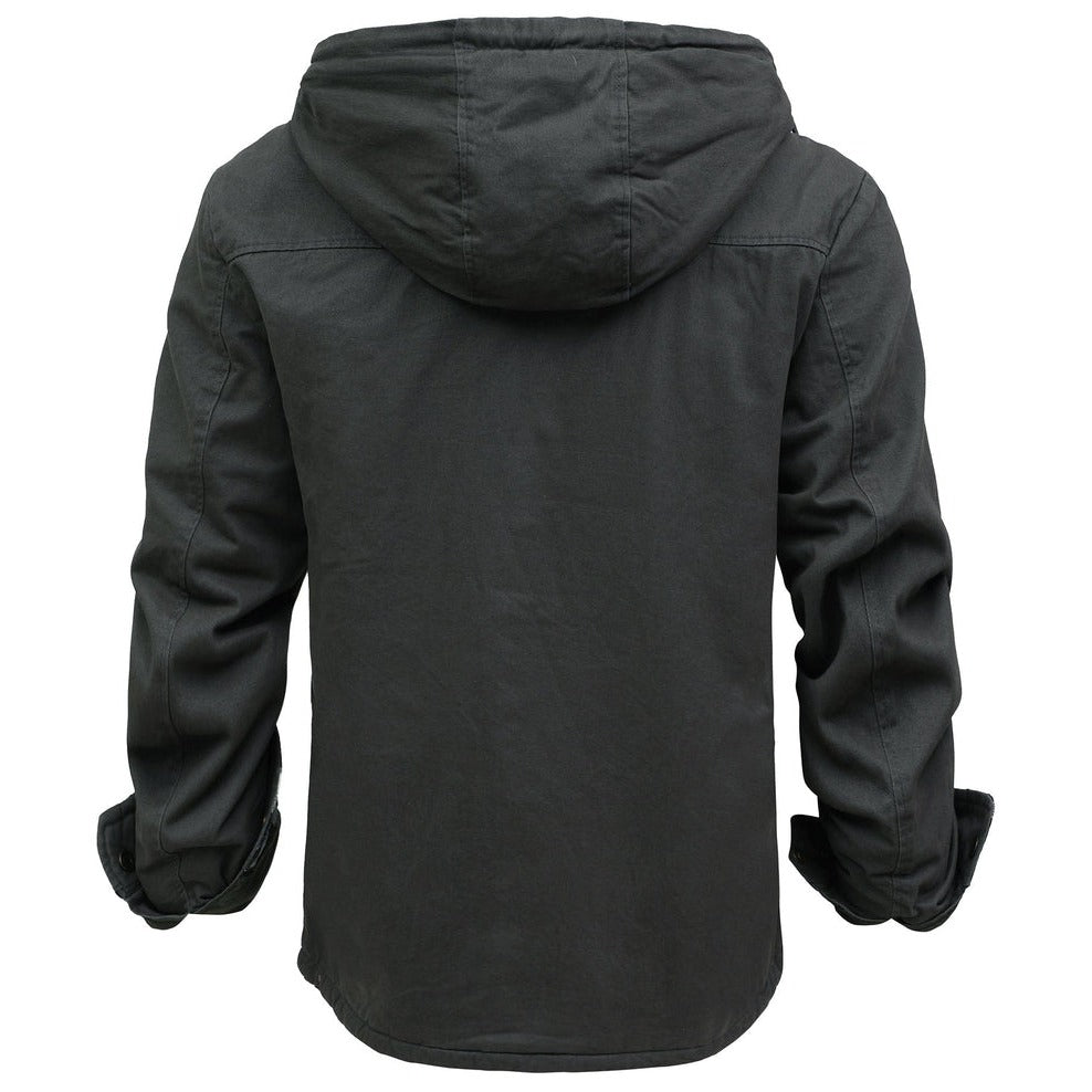 Rubiera Fleece-Lined Hooded Shirt Jacket - photo 3