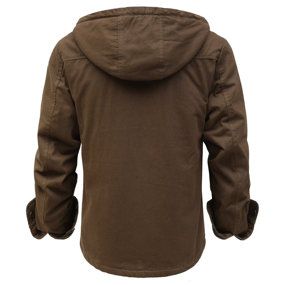 Rubiera Fleece-Lined Hooded Shirt Jacket - photo 6