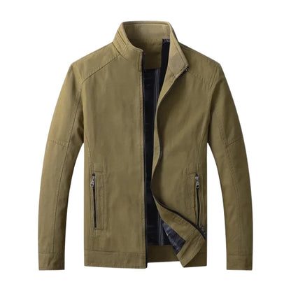 Rufina Check-Lined Stand-Collar Jacket - photo 1