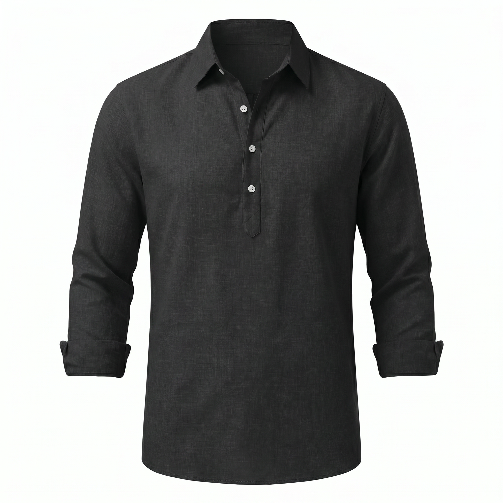Sabbio Cotton Shirt - Black
