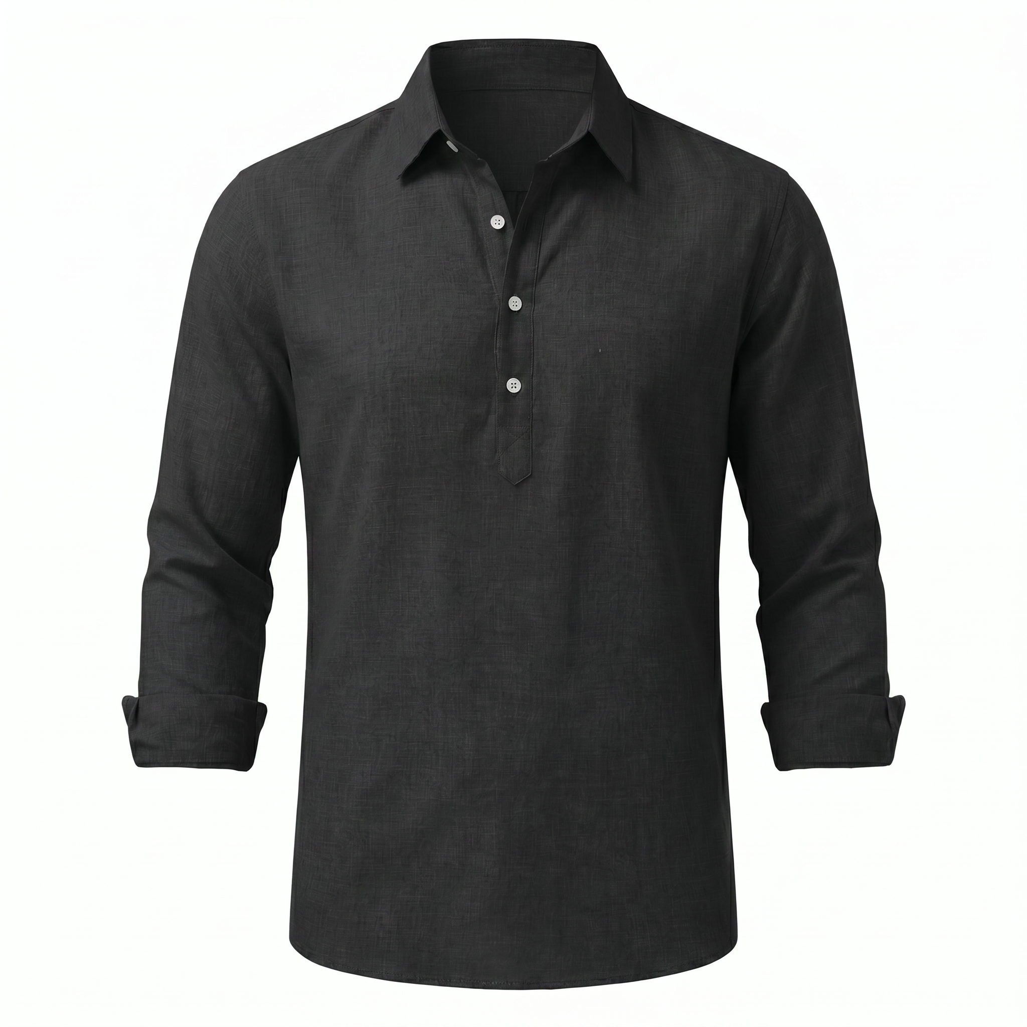 Sabbio Cotton Shirt - Black
