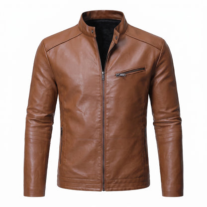 Saluzzo Leather Moto Jacket - cover