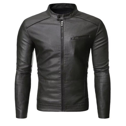 Saluzzo Leather Moto Jacket - photo 4