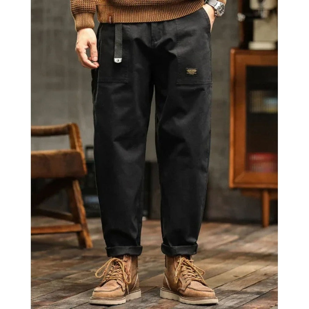 Sanremo Cargo Pants - Black
