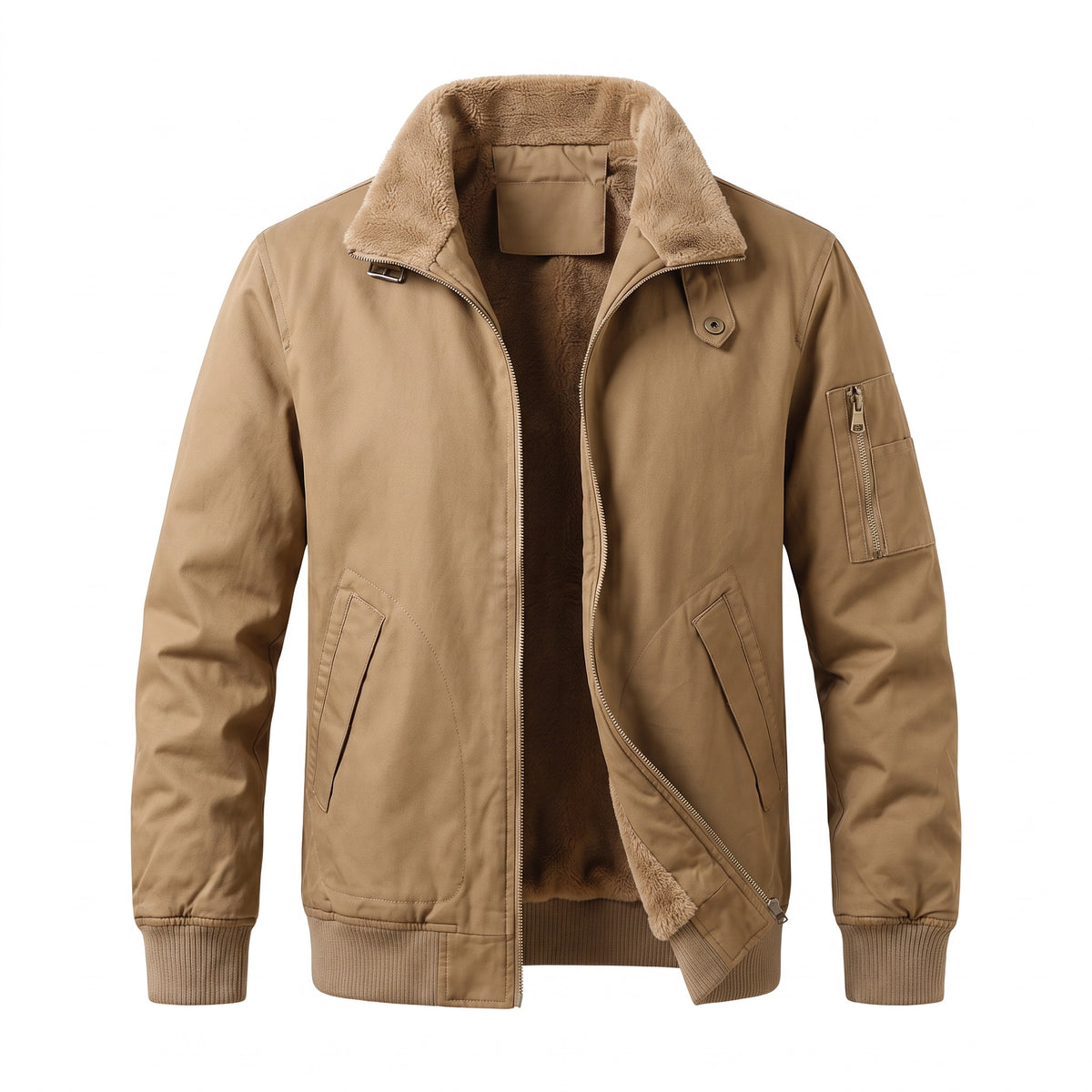 Sarentino Fleece-Lined Bomber Jacket - cover