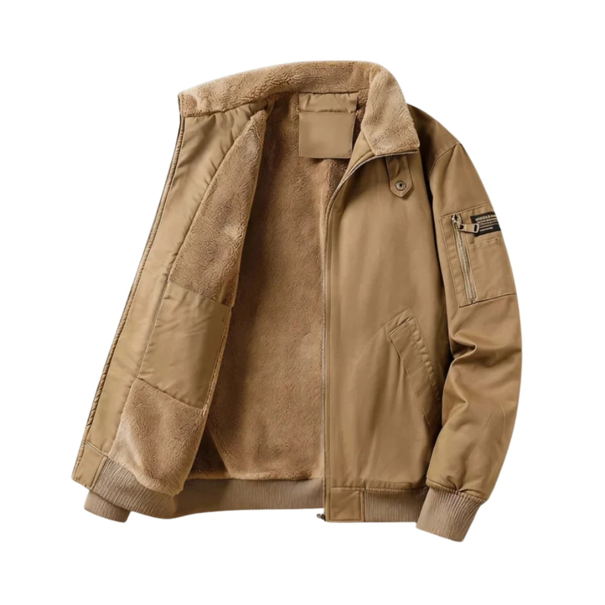 Sarentino Fleece-Lined Bomber Jacket - photo 1