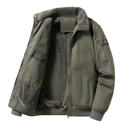 Sarentino Fleece-Lined Bomber Jacket - Green