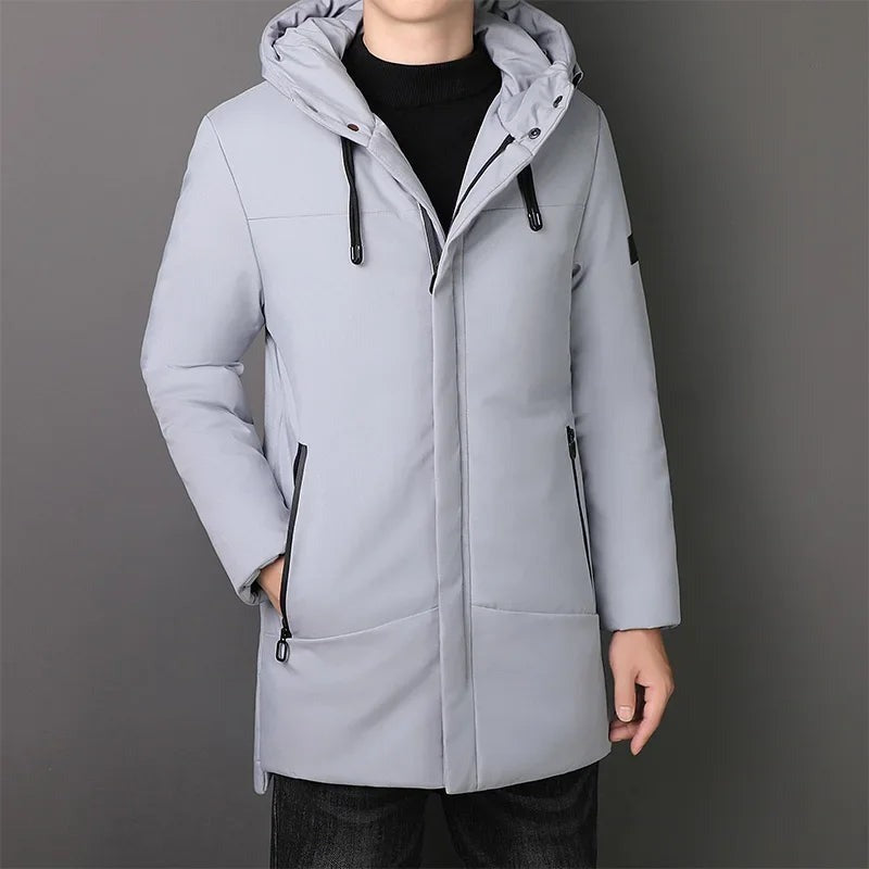 Sassuolo Hooded Padded Parka - Grey