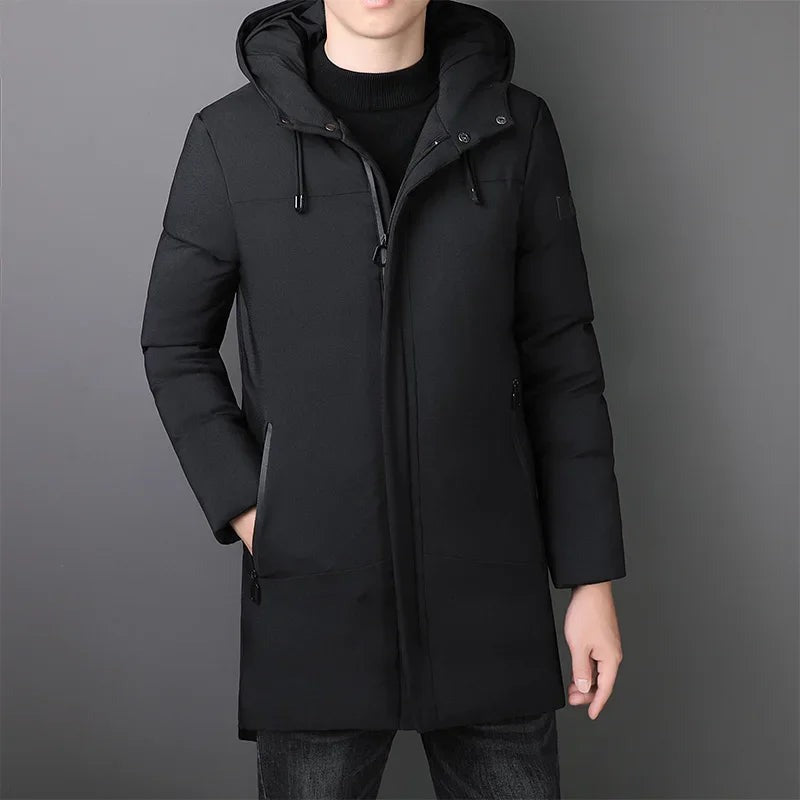 Sassuolo Hooded Padded Parka - Black