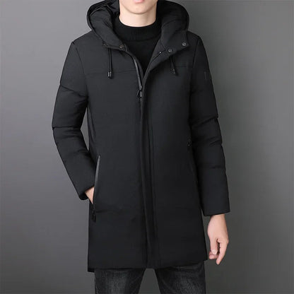 Sassuolo Hooded Padded Parka - Black