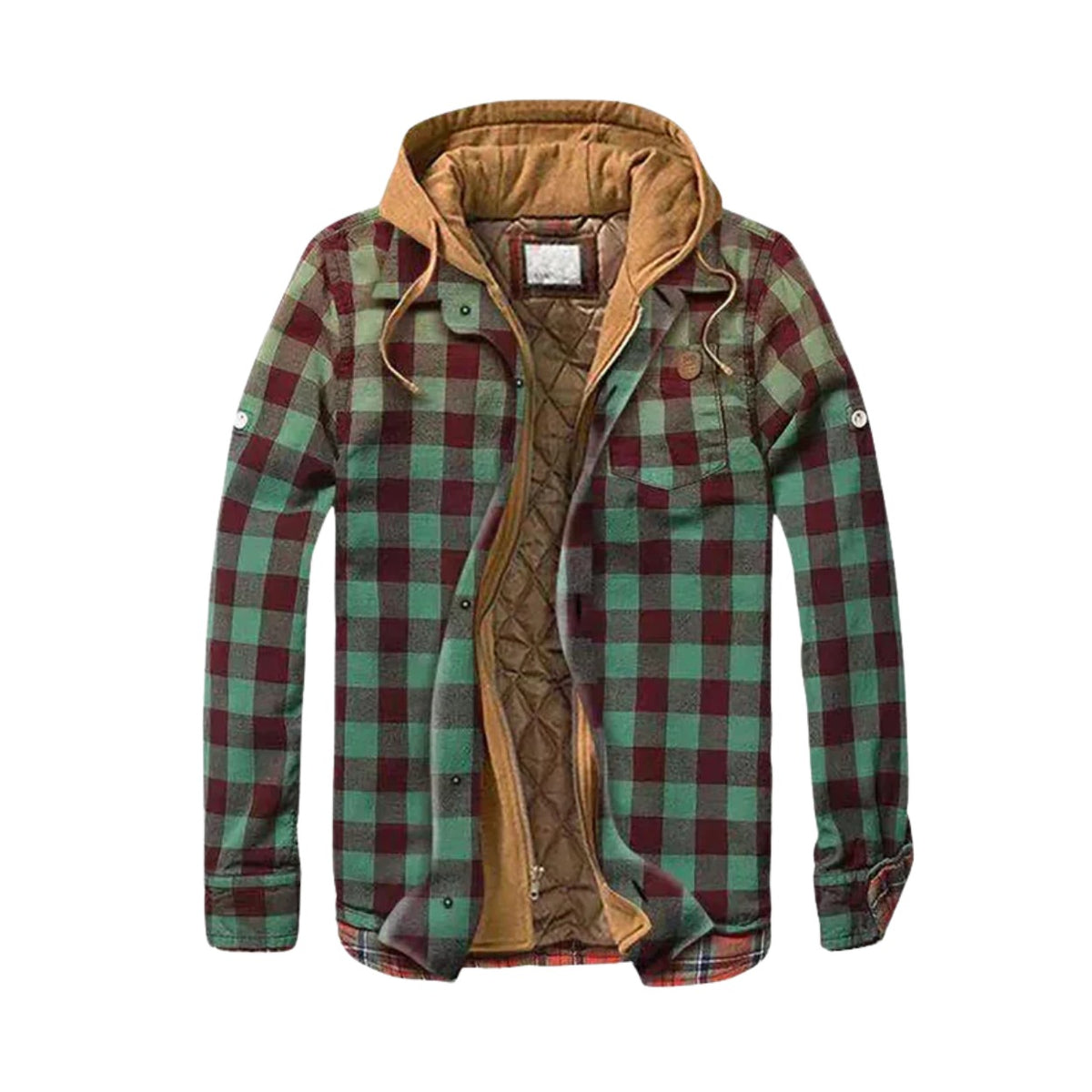 Scanno Hooded Flannel Shirt Jacket - photo 1