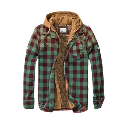 Scanno Hooded Flannel Shirt Jacket - photo 1