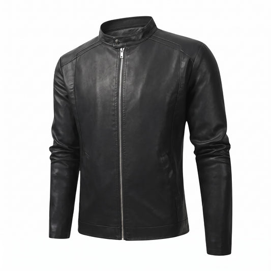 Scicli Leather Biker Jacket - cover