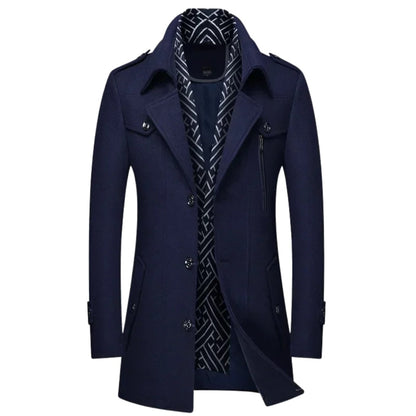 Seravezza Single-Breasted Overcoat - photo 1