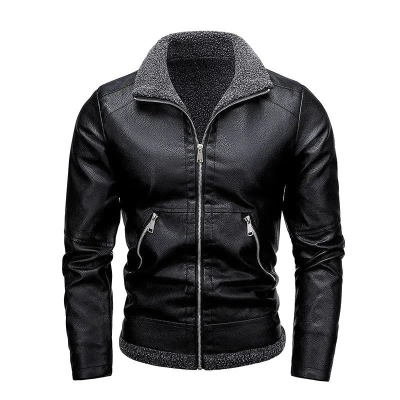 Sestri Fleece-Lined Leather Jacket - photo 2