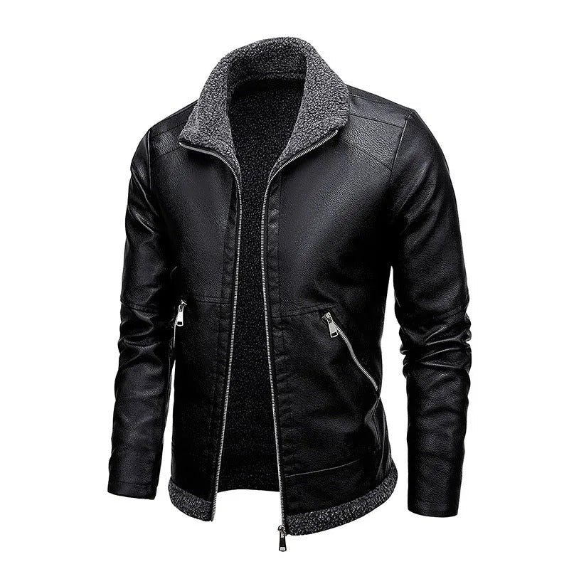 Sestri Fleece-Lined Leather Jacket - photo 3