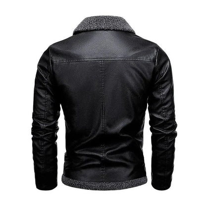 Sestri Fleece-Lined Leather Jacket - photo 4