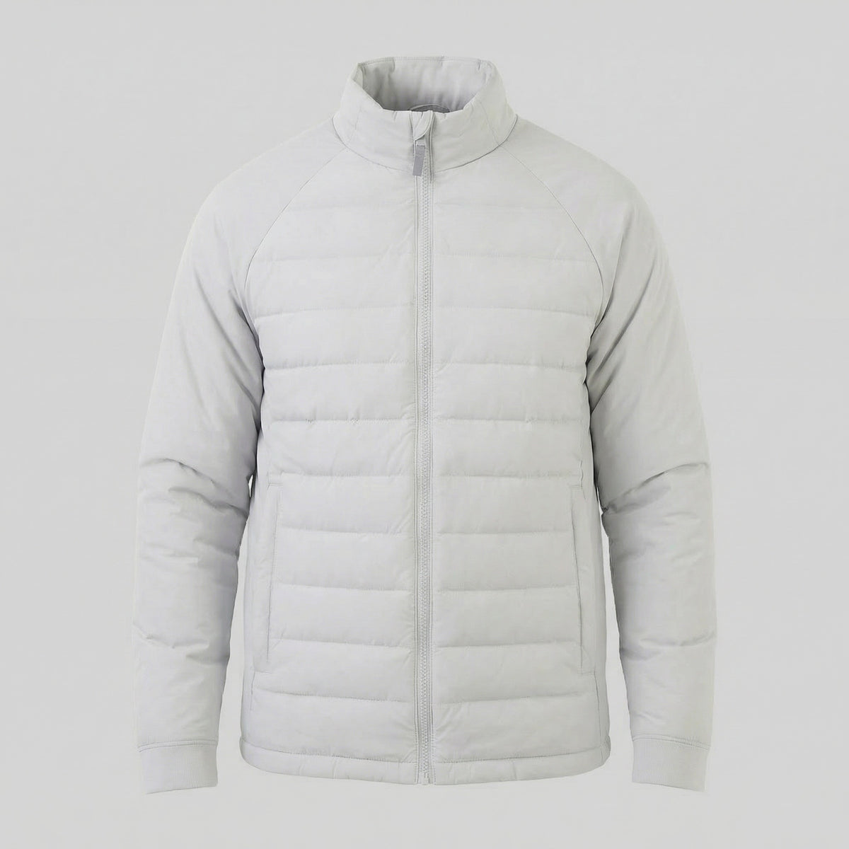 Settala Knit-Sleeve Quilted Jacket - White