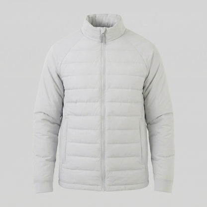 Settala Knit-Sleeve Quilted Jacket - White