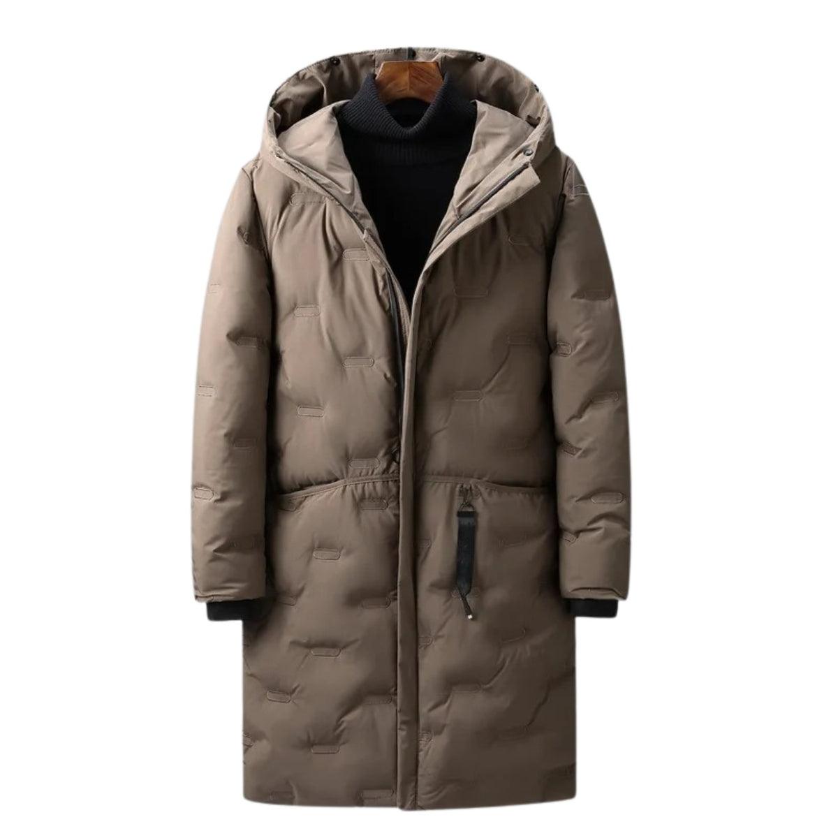Siderno Long Hooded Padded Coat - photo 1