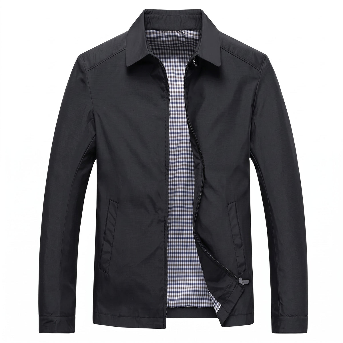 Siracusa Check-Lined Zip Jacket - cover