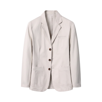 Sirmione Cotton Blazer - Beige