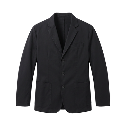 Sirmione Cotton Blazer - Black