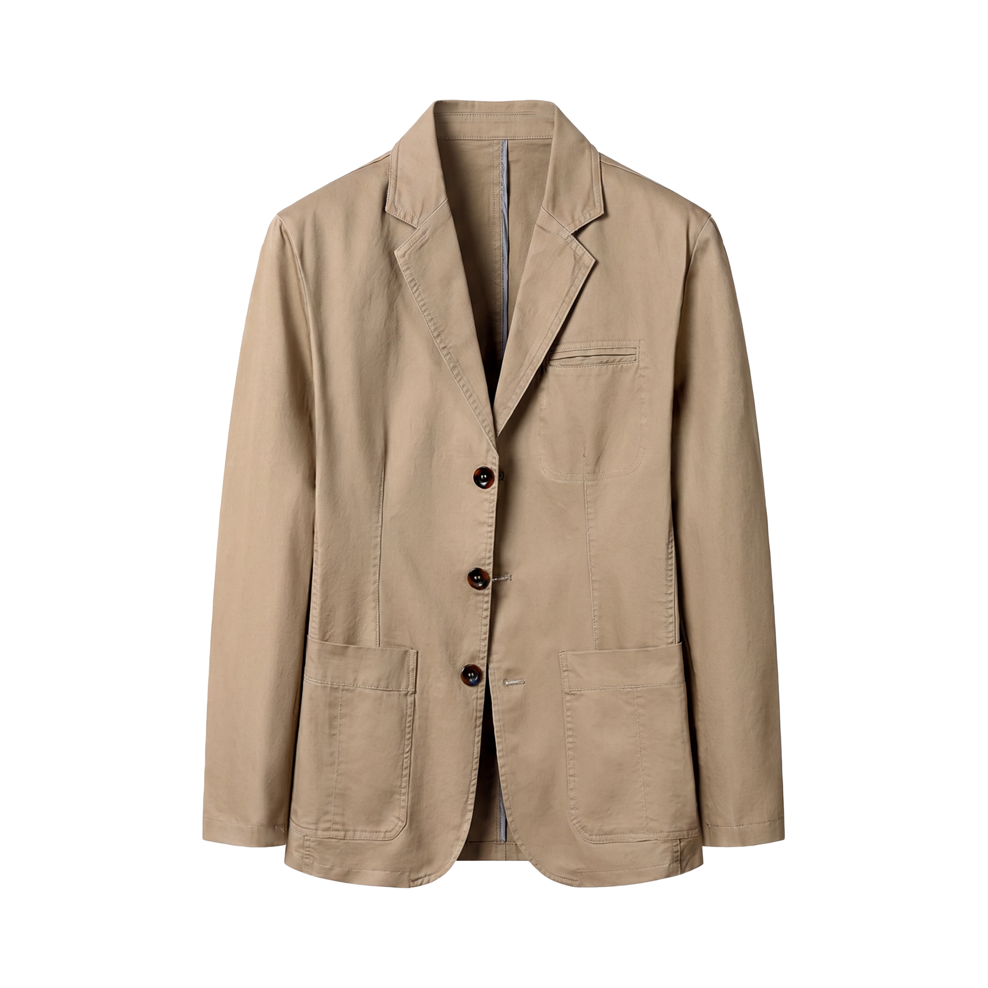 Sirmione Cotton Blazer - Khaki