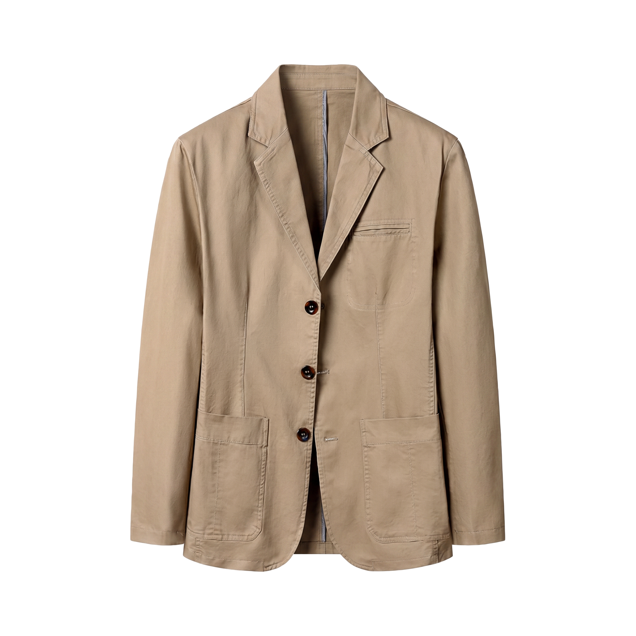 Sirmione Cotton Blazer - Khaki