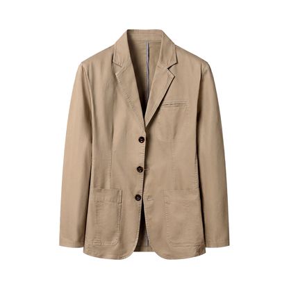 Sirmione Cotton Blazer - Khaki