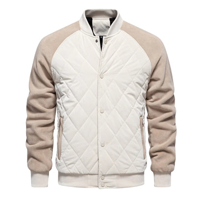Soave Contrast-Sleeve Quilted Bomber Jacket - photo 1