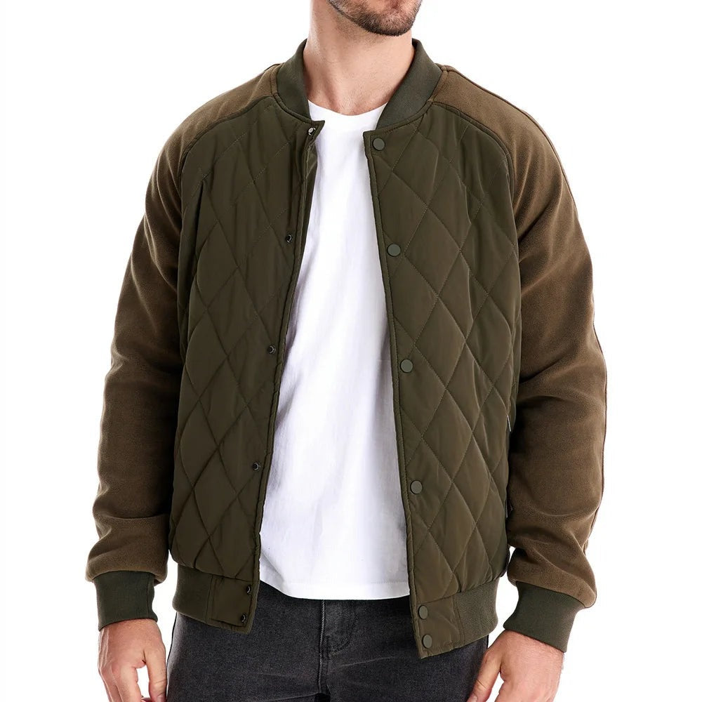 Soave Contrast-Sleeve Quilted Bomber Jacket - photo 2
