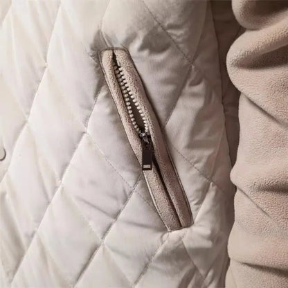 Soave Contrast-Sleeve Quilted Bomber Jacket - photo 3
