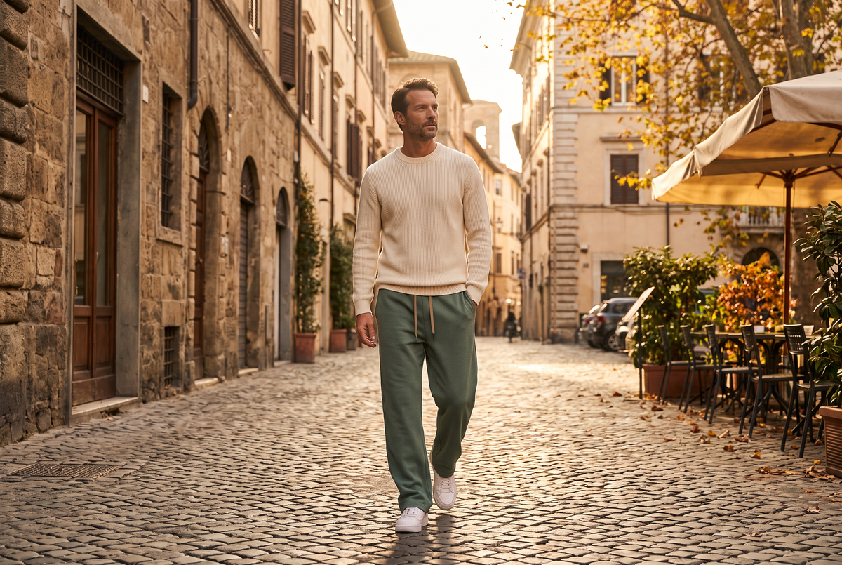 Sondrio-Hose mit geradem Bein