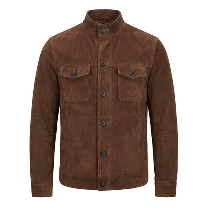 Spello Suede Trucker Jacket - cover