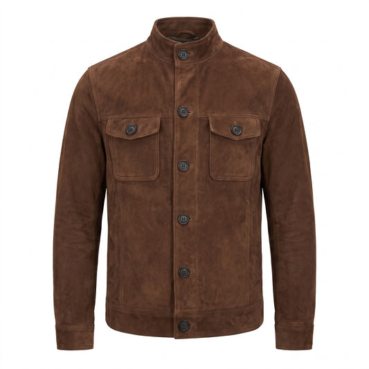 Spello Suede Trucker Jacket - cover
